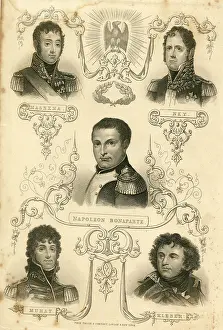 Bonaparte: Napoleon Bonaparte and four of his Generals