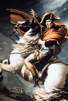 Creator: Napoleon Crossing the Alps, detail, circa 1800. Creator: