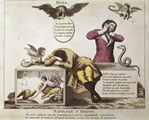 Complaining: Napoleon and Godoy complaining about their mistakes