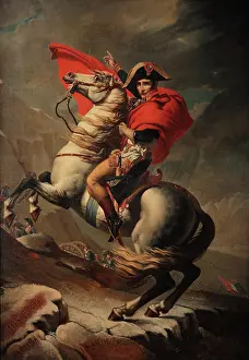 Arnaud: Napoleon at the Great Saint Bernard, after J-L David