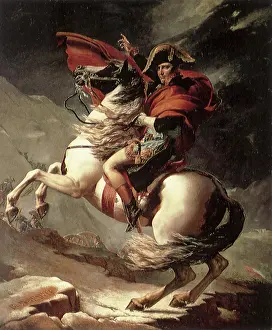 Sovereigns: Napoleon at the Great Saint Bernard, by Jacques-Louis David