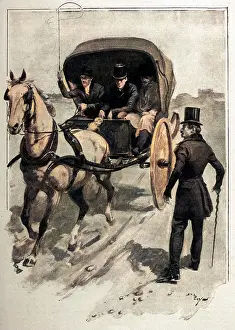 Napoleon III escaping from life imprisonment