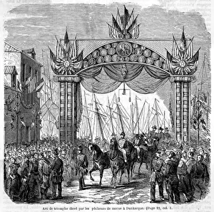 Dunkerque: Napoleon III visit to Dunkerque, c.1855