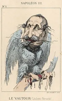 Caricatured: NAPOLEON III AS VULTURE