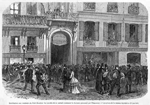 Reported: Napoleon III's speech reported