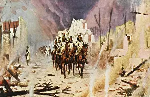 Petrovsky: Napoleon returning from the Petrovsky Palace, Moscow