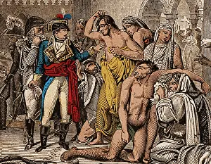 Jaffa: Napoleon Touching Plague Victims, 1799