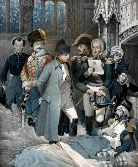 Austerlitz: Napoleon Visits the Wounded After Battle of Austerlitz, 1805