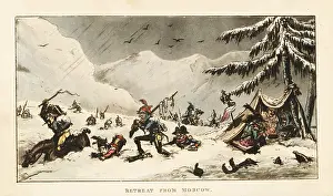 Rout: Napoleon's Army snowed under on the Retreat