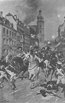 Flees: Napoleon's escape after the Battle of Leipzig, 1813