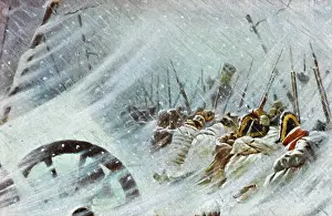 Halts: Napoleon's Grand Army halts for the night