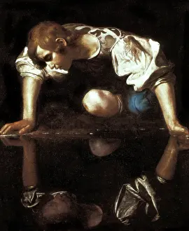 Watery: Narcissus, by Caravaggio