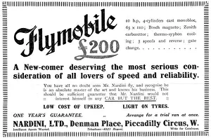 Nardini: Nardini Flymobile Motor Car 1913