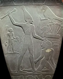 3100: Narmer Palette. Egyptian art