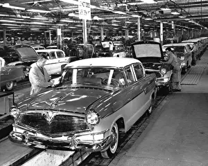 Kenosha: Nash and Hudson Cars on Assembly Line