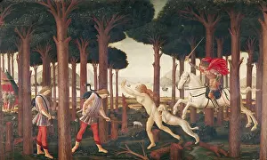 1445: Nastagio degli Onesti, by Botticelli