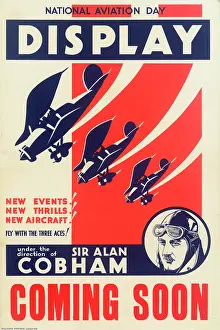 Biplanes: National Aviation Day Display poster