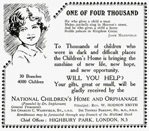 Funds: National Children's Home (NCH) Advertisement