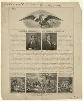 Broadside: National Democratic Republican nomination