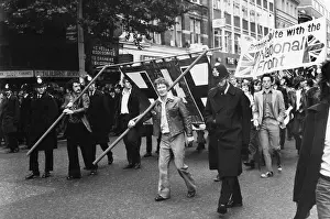 Demo: National Front demonstration, London