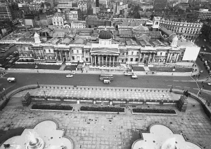 Pedestrianised: NATIONAL GALLERY, LONDON