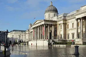 Sainsbury: National Gallery, Trafalgar Square, London, England