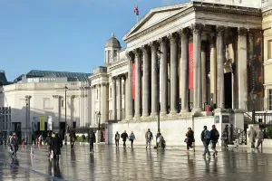 Sainsbury: National Gallery, Trafalgar Square, London, England