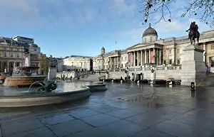 Sainsbury: National Gallery, Trafalgar Square, London, England