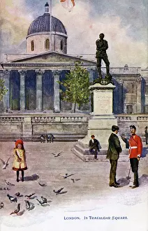 Thornycroft: National Gallery, Trafalgar Square, London, Statue of Gordon