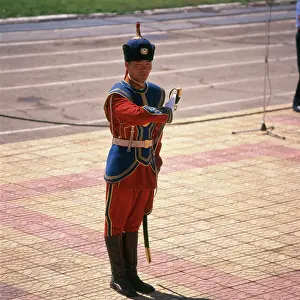 Ulaanbaatar: National Guard in Ulaanbaatar, Mongolia