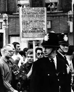 Marchers: National Front march