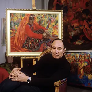Corresponding: National painter Izzat Klychev, 1982