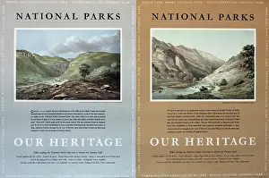 Brecon: National Parks poster