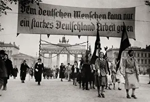 Arbeit: National socialist demonstration in Berlin