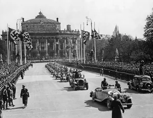 Corso: National Socialist Motor Corps in front of