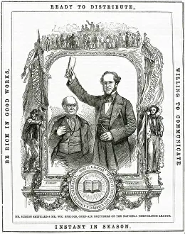 Lecturer: National Temperance League 1858