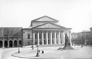 Thater: National Theater in Munich around 1890