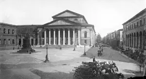 Maximilianstrasse: National Theater in Munich
