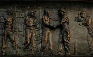 Mall: National World War II Memorial. Washington D.C. United State