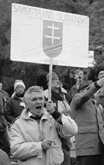 73rd: Nationalist - demonstration - independence - Bratislava