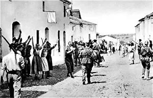 Menfolk: Nationalist Troops enter Constantina, near Cordoba; Spanish