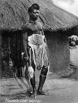 Tassel: Native African Matabele chief warrior
