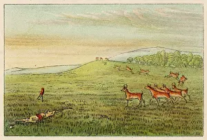 Catlin: Native American antelope hunt, by George Catlin