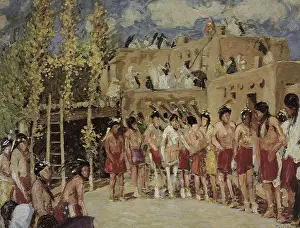 Adobe: Native American Dancers