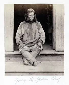 Diptych: Native American Indian Chief, Garry the ?