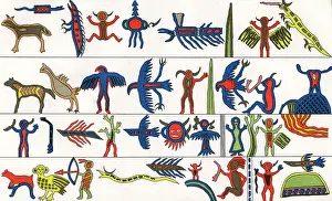 Pictogram: Native American Indian Picture Writing