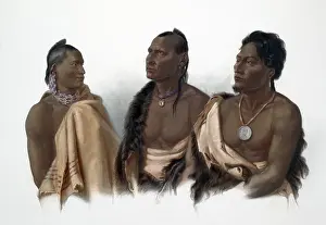 Bodmer: Native American Indian Warriors, 1830s