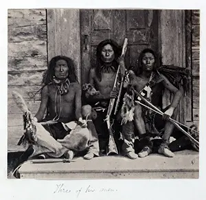 Diptych: Three Native American Indians, detail from ?