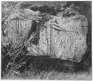 Pictographs: NATIVE AMERICAN INSCRIPT