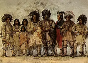 Relation: Native American Troupe, by George Catlin